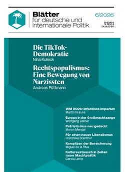 Blätter für deutsche und internationale Politik Cover