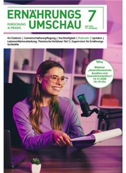 Ernährungs Umschau Cover
