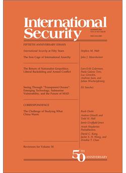 International Security (USA) Cover