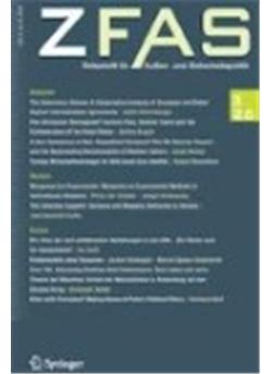 Zeitschrift für Außen- und Sicherheitspolitik - ZfAS - Institutionen Cover
