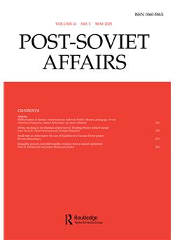 Post-Soviet Affairs Cover