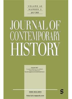 Journal of Contemporary History Cover