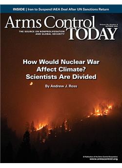 Arms Control Today Cover