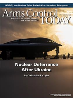 Arms Control Today Cover