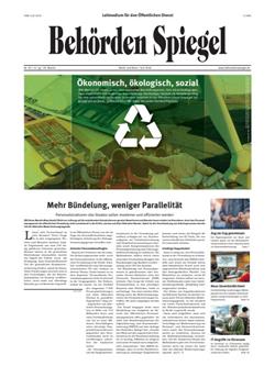 Behörden Spiegel Cover