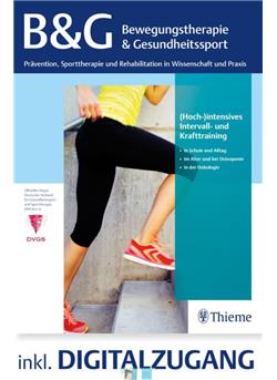 Bewegungstherapie und Gesundheitssport Cover
