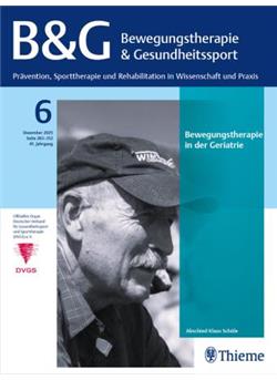 Bewegungstherapie und Gesundheitssport Cover