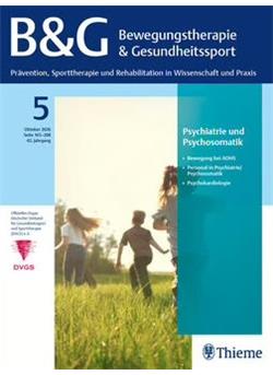 Bewegungstherapie und Gesundheitssport Cover