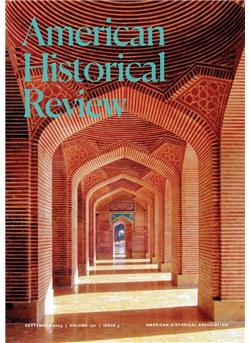 American Historical Review Cover