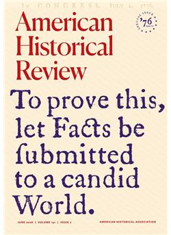 American Historical Review Cover
