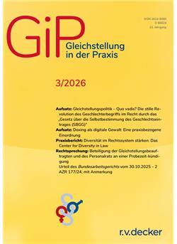 Gleichstellung in der Praxis E-Paper Cover