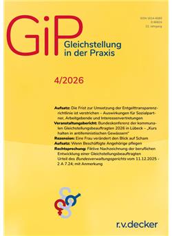 Gleichstellung in der Praxis E-Paper Cover