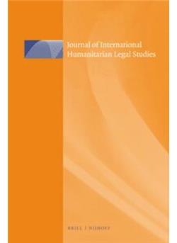 Journal of international humanitarian legal studies Cover
