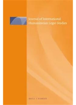 Journal of international humanitarian legal studies Cover