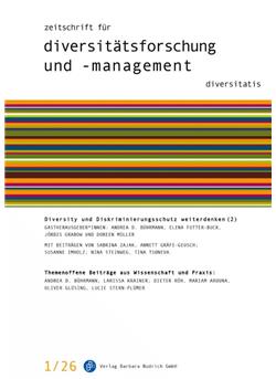Zeitschrift für Diversitätsforschung und -management Cover
