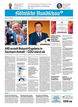 Kölnische Rundschau E-Paper Cover