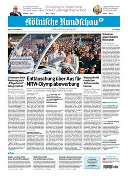 Kölnische Rundschau Cover