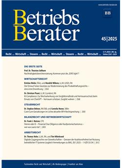 Betriebs-Berater Cover