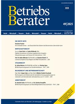 Betriebs-Berater Cover