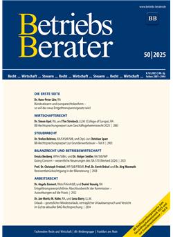 Betriebs-Berater Cover