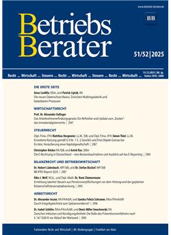 Betriebs-Berater Cover