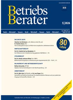 Betriebs-Berater Cover