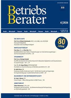 Betriebs-Berater Cover