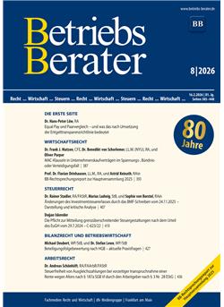 Betriebs-Berater  Cover