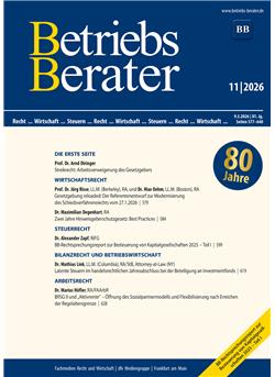 Betriebs-Berater Cover