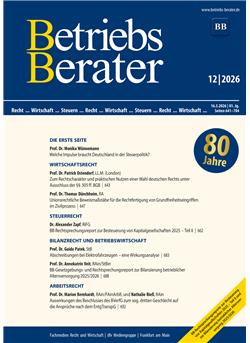 Betriebs-Berater Cover