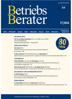 Betriebs-Berater Cover