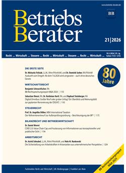 Betriebs-Berater Cover