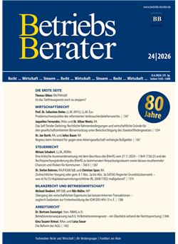 Betriebs-Berater Cover