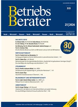 Betriebs-Berater Cover