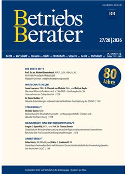 Betriebs-Berater  Cover
