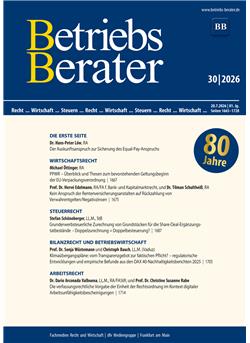 Betriebs-Berater Cover