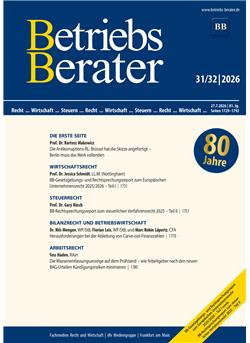 Betriebs-Berater Cover