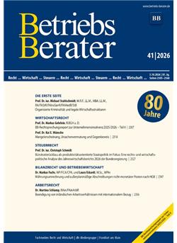 Betriebs-Berater Cover