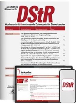 Deutsches Steuerrecht Cover