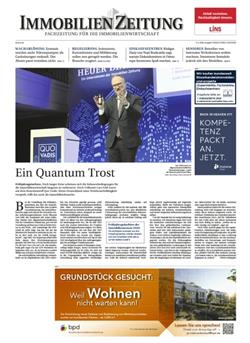 Immobilien Zeitung Cover