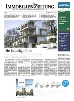 Immobilien Zeitung E-Paper Cover