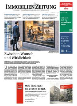 Immobilien Zeitung E-Paper Cover