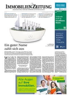 Immobilien Zeitung Cover