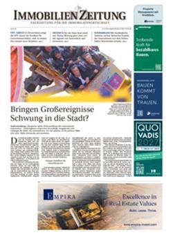 Immobilien Zeitung Cover