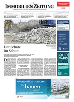 Immobilien Zeitung Cover