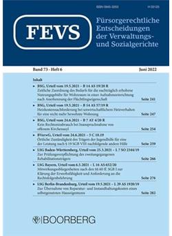 Fürsorgerechtliche Entscheidungen... - FEVS Cover