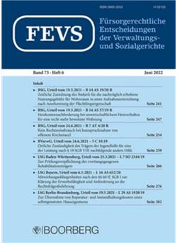 Fürsorgerechtliche Entscheidungen... - FEVS Cover