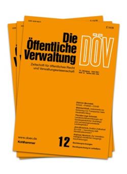 Öffentliche Verwaltung - DÖV Cover