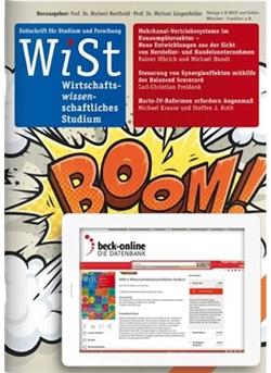 Wirtschaftswissenschaftliches Studium - WiSt Cover