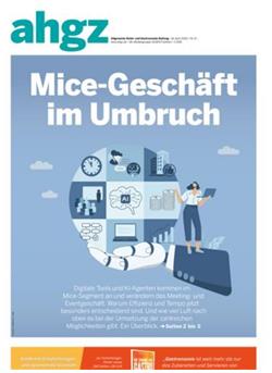Allgemeine Hotel- und Gastronomie-Zeitung ahgz E-Paper Cover